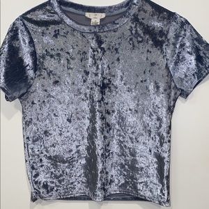 Crushed Velvet Top